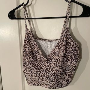 Cheetah crop top